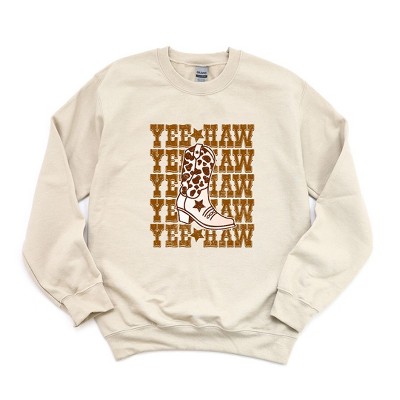 Simply Sage Market Women's Graphic Sweatshirt Yeehaw Boot