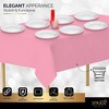 Plastic Tablecloth Disposable, Tablecloths for Rectangle Tables 54 inch. x 108 inch. Fits Tables Up to 8 Feet, Table Cloth for Party - SparkSettings - 4 of 4
