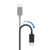 Just Wireless 2.4A/12W 1-Port USB-A Home Charger with 6' TPU Type-C to USB-A Cable - Black - 4 of 4