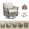 Buenhomino Patio Furniture Wicker Outdoor Conversation Set - 4 of 4