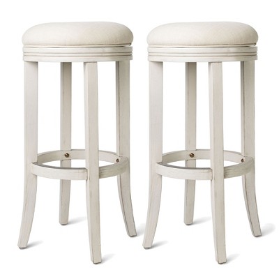 Maven Lane Eva Rotating Backless Kitchen Stool, Set of 2