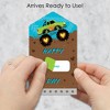 Big Dot of Happiness Smash and Crash - Monster Truck - Cards for Kids - Happy Valentine's Day Pull Tabs - Set of 12 - 2 of 4