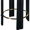 Meridian Furniture,Harrison Cream Vegan Leather Counter Stool - 4 of 4