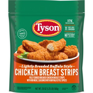 Tyson Lightly Breaded Buffalo Chicken Strips - Frozen - 20oz - 1 of 4
