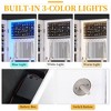 Vlsrka Wall/Door Mounted LED Jewelry Storage Mirror Cabinet - 4 of 4