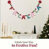 Folkulture Christmas Garland 72” Wool Felt Pom Pom | Christmas Wall Décor | Easy to Hang Falala Holiday Decoration - 2 of 4
