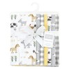Hudson Baby Cotton Flannel Burp Cloths, Cute Farm 7-Pack, One Size - 2 of 4
