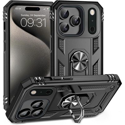 Entronix Case Compatible with iPhone 17 Pro Max - Dual-Layer Guard Gripstand