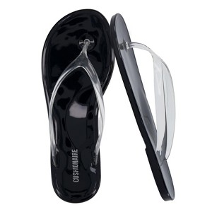 CUSHIONAIRE Splash Jelly Flip Flops for Women With Flexible Sole and Soft Footbed Sandals - 1 of 4