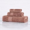 Modern Solid Classic Luxury Egyptian Cotton Towel Set by Blue Nile Mills - 2 of 4