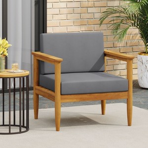 Unholstered Fabric Gavin Club Chair-Christopher Knight Home - 1 of 4