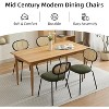 Rattan Dining Chairs Set of 2,Mid Century Dining Room Chairs with Metal Legs - 2 of 4