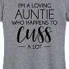 Women's - Instant Message - I'm A Loving Auntie Short Sleeve Graphic T-Shirt - 2 of 4