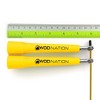 WOD Nation Adjustable Speed Jump Rope For Men, Women & Children, Fitness Skipping Rope for Boxing, MMA and Endurance (Yellow) - 3 of 4