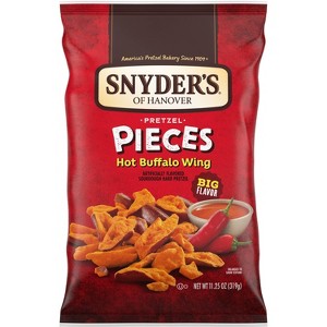 Snyder's of Hanover Pretzel Pieces Hot Buffalo Wing - 11.25oz - 1 of 4