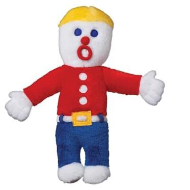 Multipet Mr. Bill Mini Squeaker Dog Toy - Small, Multicolor, Officially Licensed