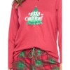 Casual Nights Women's Jersey Knit Long-Sleeve Top and Mircro Fleece Bottom Pajama Set - 4 of 4