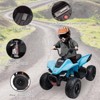 Acekool 24V Kids ATV 4 Wheeler with 800W Motor, Bluetooth, LED Lights & 2-Speed Settings (Blue) - 3 of 4