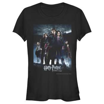 Juniors Womens Harry Potter Goblet of Fire Poster T-Shirt