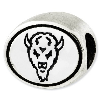 Black Bow Jewelry Sterling Silver & Enamel Marshall University Collegiate Bead Charm