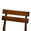 Set of 4 Devlin Upholstered Wood Dining Chairs - Baxton Studio - image 3 of 4