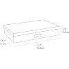 Bigso Sverker Fiberboard Legal and Art Storage Box | Scrapbook Storage Box for Loose Papers | Document Boxes with Lid | 17.1’’x12.2’’x3.3’’ - 4 of 4