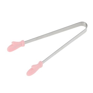 Unique Bargains Pcs Food Tongs Glove-Shaped Ice & Food Tongs Dishwasher Safe Stainless Steel Silicone 5 Inch 1 Pcs - 1 of 3