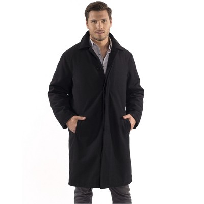 Alpine Swiss Zach Mens Overcoat Wool Trench Coat Knee Length Runs Large ...