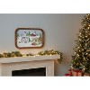 Holiday Village Wall Art with Church House and Truck for Christmas Decor 23.75 Inch by Melrose - 3 of 3