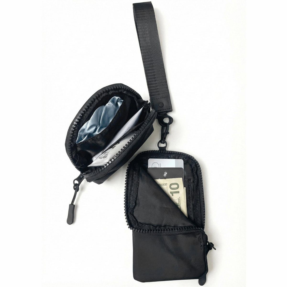 Joan & David The Hold-All Sport Nylon 3 Piece Set Phone Case Wallet, Zip Coin Pouch & Key Chain Lanyard - thumbnail 9