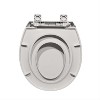 COZONY Round Toilet Seat with Built-In Toddler Seat, Slow-Close Potty Training Toilet Seat for Adults & Kids, Magnetic Child Seat Attachment - 4 of 4