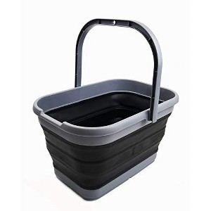 SAMMART 12L (3.17 Gallon) Collapsible Rectangular Handy Basket/Bucket - 1 of 4