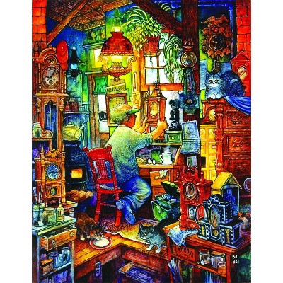 Sunsout the Clockmaker 1000 pc  Fathers Day Jigsaw Puzzle 21894