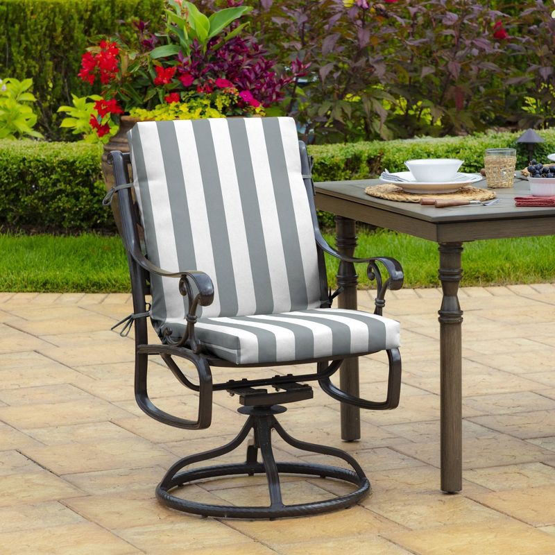 Arden 44"x20" Outdoor High Back Dining Chair Cushion, 2 of 7