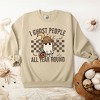 Simply Sage Market Women's Graphic Sweatshirt I Ghost People All Year Round - 3 of 4