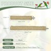 Unique BargainsNatural Wooden Bird Parrot Perch Stand 3 Pcs - 2 of 4