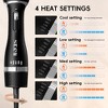SKIMI Hair Dryer Brush, Black Blow Dryer Brush, Oval Barrel Hot Air Brush for Drying, Straightening, Curling, Blowout Hair Dryer Brush for Women - 4 of 4
