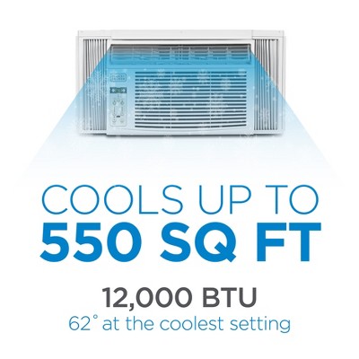 White Energy Star Window Air Conditioner with Remote, 12000 BTU
