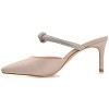 Journee Womens Lunna Mules Mid Stiletto Pointed Toe Pumps - 2 of 4