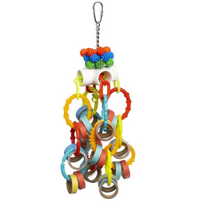 Prevue Pet Products Loops 'n Rings - Playfuls Physical & Mental Bird Toy 60252