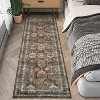 Vintage Distressed Area Rug - Washable Low Pile Stain Resistant Carpet with Non-Slip Backing for Bedroom, Living Room, Dining Room, Office - 2 of 4