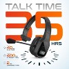 Delton 20X Professional Noise Canceling Bluetooth On Ear Computer Headset with Microphone Black - 2 of 4