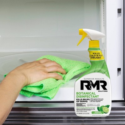 RMR Solutions Botanical Disinfectant All-Purpose Cleaners - 32 fl oz: Citrus Scent, Multipurpose Spray Bottle, Tile Floors, Fabric