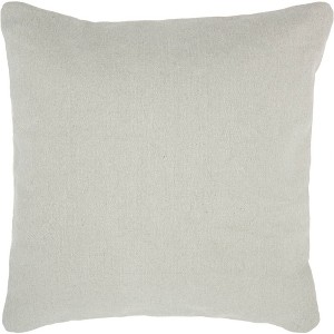 Life Styles Stonewash Solid Oversize Square Throw Pillow Sand - Nourison, Brown