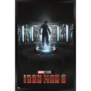 Trends International Marvel Iron Man 3 - Armor One Sheet Framed Wall Poster Prints - 1 of 4