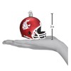 Old World Christmas Blown Glass Ornament for Christmas Tree, WSU Football Helmet - 3 of 3