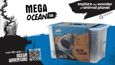 Mega Ocean Adventure Tub with 45 Realistic Pieces