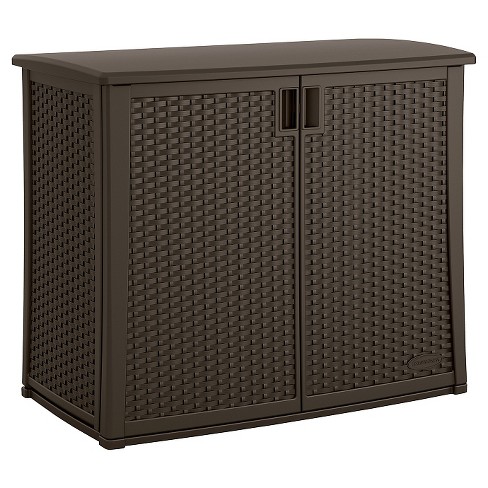 Elements Resin Outdoor Cabinet - Brown - Suncast : Target