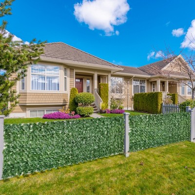 Outsunny 104cm Tall Dark Green Faux Ivy Privacy Fence
