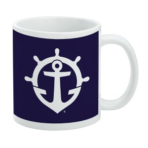 University of Portland Pilots Logo Ceramic Coffee Mug Novelty Gift Mugs for Coffee Tea and Hot Drinks 11oz White - 1 of 4